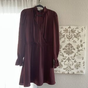 Banana Republic Burgundy Dress